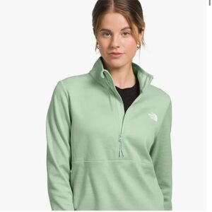 THE NORTH FACE Women’s Canyonlands 1/4 Zip Fleece Misty Sage Heather Size XL